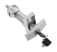 Alipis Verrou T en Alliage de Zinc Semi-aluminium Long pour Distributeur Automatique, Cylindre de Serrure avec Clé, Cadenas Sécurisé pour Distributeur D’eau et Machines à Boissons, Usage