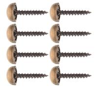 Alipis Vis Auto-Taraudeuse Cache Tête en Laiton Lot de 8 Vis Décoratives 13 MM pour Décoration Meubles Bois Protection la Poussière
