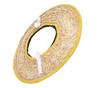 Alipis Visière Pare-Soleil pour Casque de Sécurité Large Bord Paille Protection Solaire pour Chantier et Activités Extérieures Accessoire Pratique et Couleur Aléatoire