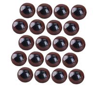Alipis Yeux De Sécurité Amigurumi 30 Mm Marron Cacao 20 Pièces pour Peluches Créations Artisanales Halloween Loisirs Créatifs Animaux en Crochet