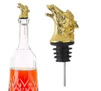 Aliqueur Verser le bec - Dispensateur de bouteille à tête de cheval | Faire des fuites pour la vodka, le whisky, le champagne et les boissons | Accessoire de barman pour les cocktails, less ma