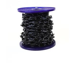 Ali's DIY JBP Chaîne robuste en acier plaqué noir de jais 4 mm - 3 metre Longueur de coupe personnalisée