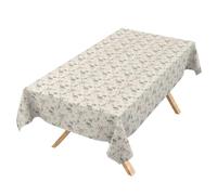 Alisa Nappe Lavable, Effet Lotus, Facile d'entretien, en Coton et Polyester, Anti-Taches, pour l'extérieur, Table de Jardin, Motif Roses Alisa, 120 x 140 cm