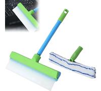 Alisanda Recyclable Silicone Window Squeegee Kit, Your Ultimate Cleaning Ally, Discover The Secret to Sparkling Clean Windows (Blue)