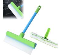 Alisanda Recyclable Silicone Window Squeegee Kit, Your Ultimate Cleaning Ally, Discover The Secret to Sparkling Clean Windows (Green)