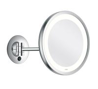 Aliseo Miroir de maquillage LED City Light avec bras pivotant pour montage mural avec connexion directe (020677)