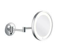 Aliseo Miroir de maquillage LED City Light avec double bras pivotant pour montage mural avec connexion directe (020657)