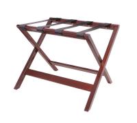 Aliseo Porte-bagages Dossier protecteur bois de hêtre Acajou teinté