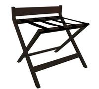 Aliseo Porte-bagages Dossier protecteur bois de hêtre teinté noir