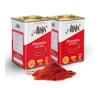 Alises Piquant + Doux Piment fumé en poudre (75 g x 2) D.O.P. - Pimenton de la Vera (Piquant + Doux) - Condiment authentique espagnol au paprika