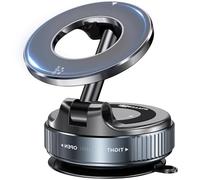 ALISMDZZ | Support Telephone Voiture magnetique Ventouse téléphone Portable - Rotation 360° Pliable pour iPhone 16 15 14 13 12 Pro Max Plus 16E,sur
