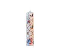 Alison Gardiner Bougie pilier de l'Avent unique en cire de Noël avec 50 heures de combustion, 4,5 x 25,5 cm