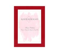 Alison Kingsgate Format A4 - Cadre avec feuille de plexiglas transparente et crochet de fixation murale - Utilisation pour cadres photo - Cadres photo - Cadres pour affiches (A4, rouge)