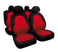 Alissa Set Liners Coordonnées Rouge 2 Avant 2 Arrière (Avec 3+3 Fermoirs)