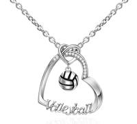 Alissl Collier de basket-ball/football/volleyball pour adolescentes, filles, femmes, bijoux de sport réglables, accessoires de bijoux de sport, cadeau d'anniversaire, de Noël pour les amateurs de