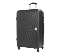 ALISTAIR "Iron Valise Grande Taille 75 cm - Marque Française - Garantie 2 Ans en France (Noir)