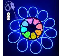ALITOVE Bande LED d'extérieur - 230 V - Connexion directe - 30 m - Avec interrupteur et télécommande - 2400 LED à intensité variable - Pour jardin, piscine, fête, maison, décoration commerciale