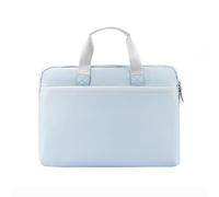 Aliuciku 13,3 14 15,6 Pouces Sacoche Ordinateur Portable Imperméable Mallette Business Affaire Housse De PC Sac À Main (Color : LightBLue-A, Size : 13.3-14 inch)