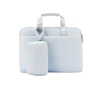 Aliuciku 13,3 14 15,6 Pouces Sacoche Ordinateur Portable Imperméable Mallette Business Affaire Housse De PC Sac À Main (Color : LightBLue-B, Size : 15.6 inch)