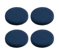 Aliuciku Couvercle de Tabouret de 4 Pièces, Couvercle de Tabouret de Bar Rond Elastique for Bars and Restaurant(Darkblue)
