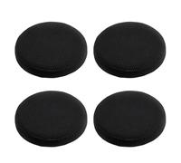 Aliuciku Couvercle de Tabouret de 4 Pièces, Couvercle de Tabouret de Bar Rond Elastique for Bars and Restaurant(Black)