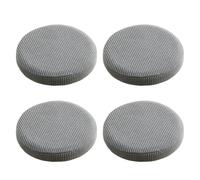 Aliuciku Couvercle de Tabouret de 4 Pièces, Couvercle de Tabouret de Bar Rond Elastique for Bars and Restaurant(Lightgrey)
