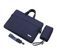 Aliuciku Housse pour Ordinateur Portable, 12 13,3 14 15,6 Pouce Sacoche pour Portable Mallette Sac Pc Sac À Bandoulière (Color : Darkblue B, Size : 15.6inch)