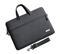 Aliuciku Housse pour Ordinateur Portable, 12 13,3 14 15,6 Pouce Sacoche pour Portable Mallette Sac Pc Sac À Bandoulière (Color : DrakGray A, Size : 12inch)