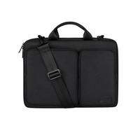 Aliuciku Housse pour Ordinateur Portable, 13,3 14,1 15,4 15,6 Pouce Sacoche pour Ordinateur Portable Sac De Transport PC (Color : Black-B, Size : 15.6 inch)