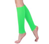 Aliuciku Jambières pour Femmes, Jambières Tricotées Arc-en-Ciel Jambières d'hiver pour Le Ballet Le Patinage(Green)
