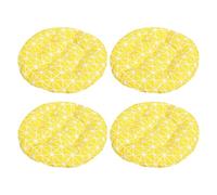 Aliuciku Lot de 4 Coussins Rembourrés, Epais Doux Coussin de Siège Ronds pour Chaise de Jardin Salle à Manger Chaise de Bureau(B-10,45x45cm)