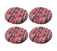 Aliuciku Lot de 4 Coussins Rembourrés, Epais Doux Coussin de Siège Ronds pour Chaise de Jardin Salle à Manger Chaise de Bureau(B-9,40x40cm)