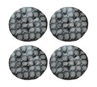 Aliuciku Lot de 4 Coussins Rembourrés, Epais Doux Coussin de Siège Ronds pour Chaise de Jardin Salle à Manger Chaise de Bureau(B-18,30x30cm)