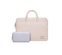 Aliuciku Sac À Main Sacoche pour Ordinateur Portable 14 15,6 Pouces Housse Pochette PC Portable pour Notebook (Color : Khaki-B, Size : 15.6inch)