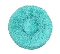 Aliuciku Super Doux Chien Lit, Canapé Peluche Chat Tapis Rond Chien Lits pour Chiens Animal de Compagnie(EmeraldGreen,100x100cm)