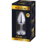 Alive Anal Pleasure Mini Plug Métal Rose Taille M 1 Unité