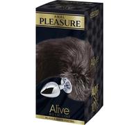 Alive Anal Pleasure Plug Métal Queue de Renard Taille L 1 Unité