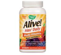 Alive Max3 Potency Adult Complets Multivitamines 180 Comprimés