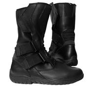 Alive Moto High touring motorcycle custom boots for men waterproof riding footwear with ankle protection (1, BLACK, Taille unique, Système Taille Chaussures EU, Adulte, Homme, Numérique, Moyen, 42)