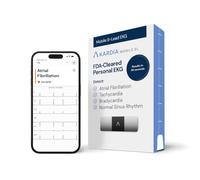 AliveCor KardiaMobile 6L Moniteur ECG connecté, Distribué par OMRON