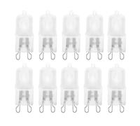 ALIVIM 10 Pièces Mini Ampoule LED G9 220V 40W Spot Lumière Chandelier Lampe Halogène Dimmable Lumière Cristal Blanc Chaud
