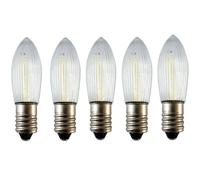 ALIVIM 5 Pièces 220V LED Ampoule E10 Blanc Chaud Lampe De Remplacement Bougie Lampe Chaîne Salle De Bains Cuisine Maison