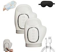 Alivura Therapeutic Glove, Hand Massager with Heat and Compression, Therapeutic Glove Alivura with Kneading Rollers, 3 Massage Modes, 4 Temperature Settings & 5 Intensity Levels (2Pcs)