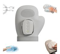 Alivura Therapeutic Glove, Hand Massager with Heat and Compression with 3 Modes 4 Temp Settings 5 Intensity Levels, for those seeking daily hand health (1pcs*white)