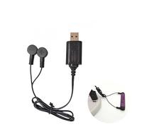 Aliwisdom Chargeur Magnétique Universel pour Batteries Li-ion 3,7V - Câble USB de Charge Rapide 60 cm - Compatible 18650, 21700 et Toutes les Piles 3,7v Li-ion Rechargeables