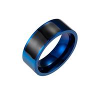 ALIWO Bague Intelligente Compatible avec Téléphone Portable iOS Android, Appareil Portable Magique Universel NFC, Bagues for Hommes Et Femmes(Blue,11#)