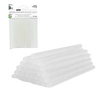 ALIX - Pack de 25 Bâtons de Colle chaude 7mm - Transparent - Pistolet à Colle Glue Gun ALIX