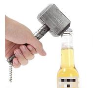 ALIXIN - Mjolnir Quake Décapsuleur en forme de de bière Opener, marteau de Thor. (Argent)