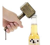 ALIXIN - Mjolnir Quake Décapsuleur en forme de de bière Opener, marteau de Thor. (Or foncé)