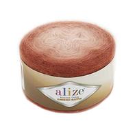 Alize 7361 Pelote de laine 80 % acrylique douce Angora Gold Ombre Batik 150 g 150 g